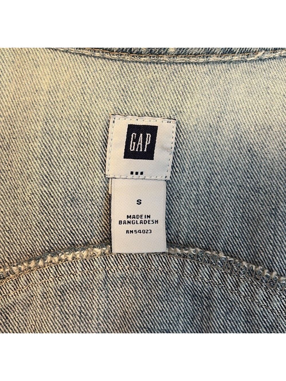 GAP Blue Jean Jacket Classic Design Size S - Picture 4 of 4